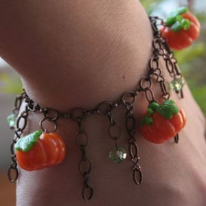 HANDMADE Pumpkin bracelet
